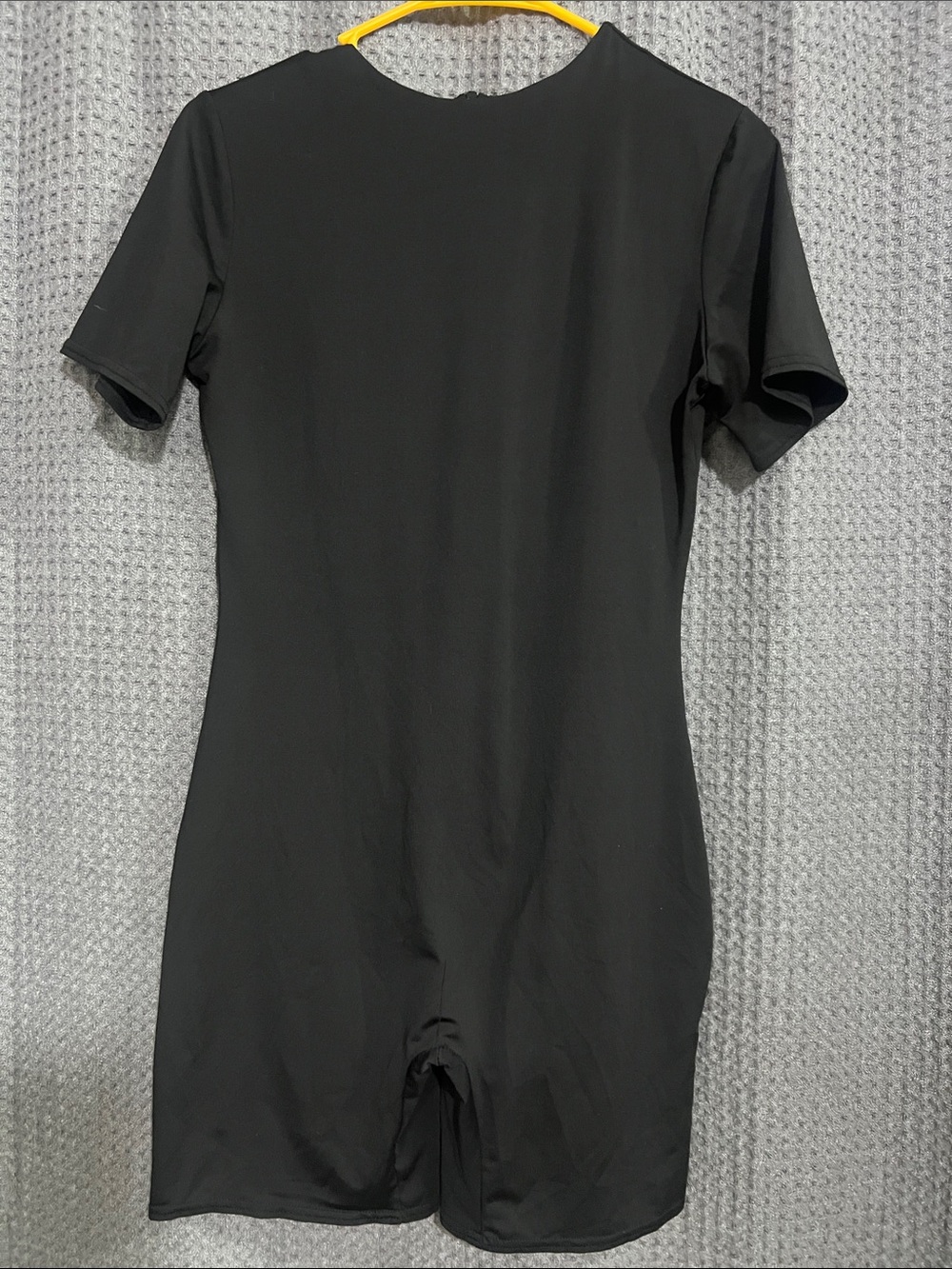Classic Black Short Sleeve Romper